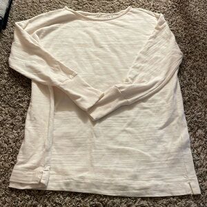 Loft long sleeve lightweight cotton top